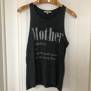 Junk Food graphic tank top.